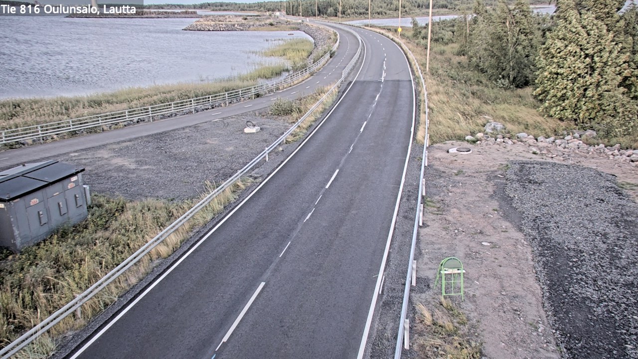 Kelikamerat Kuva Tie 816 Oulunsalo, lauttaranta, Oulu, Pohjois-Pohjanmaa