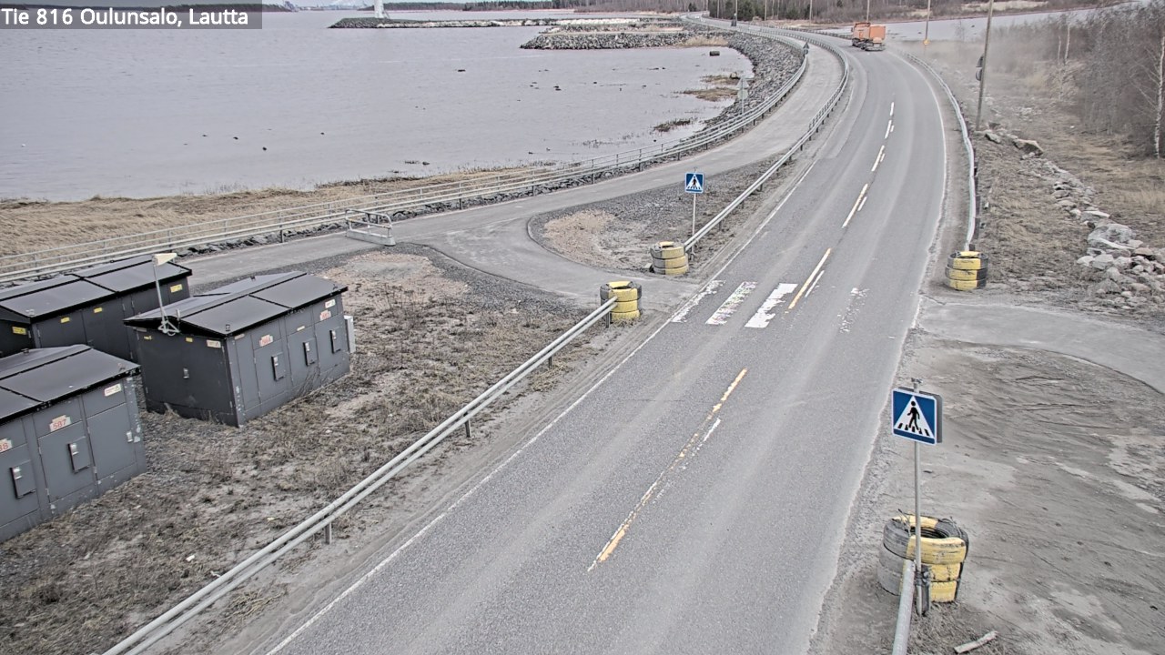 Kelikamerat Kuva Tie 816 Oulunsalo, lauttaranta, Oulu, Pohjois-Pohjanmaa