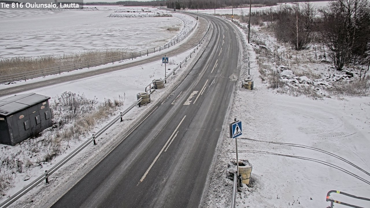 Weather Camera Image Väg 816 Uleåsalo, Oulu, Pohjois-Pohjanmaa