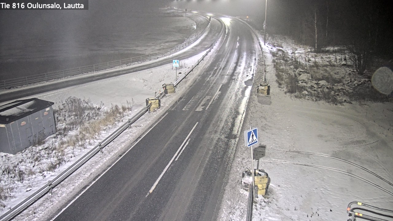 Weather Camera Image Väg 816 Uleåsalo, Oulu, Pohjois-Pohjanmaa