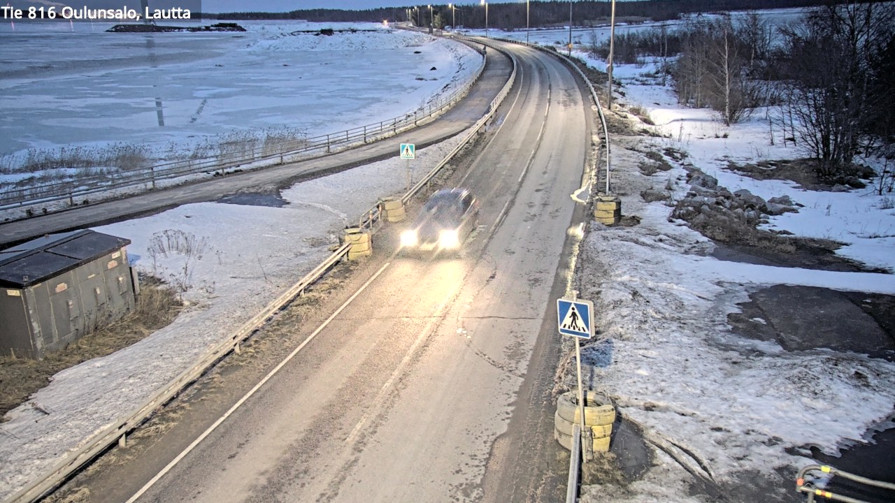 Weather Camera Image Road 816 Oulunsalo, Oulu, Pohjois-Pohjanmaa