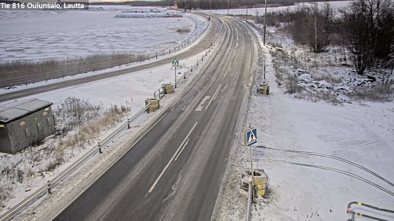 Weather Camera Image Väg 816 Uleåsalo, Oulu, Pohjois-Pohjanmaa