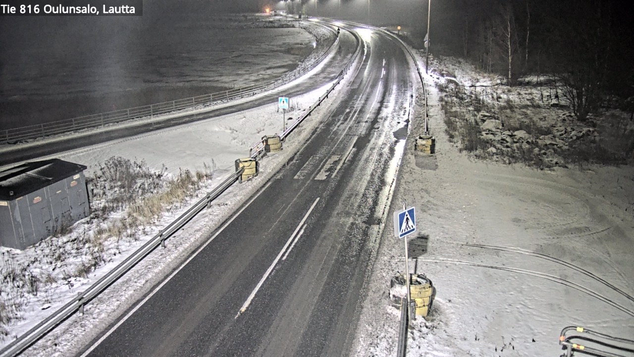 Weather Camera Image Väg 816 Uleåsalo, Oulu, Pohjois-Pohjanmaa