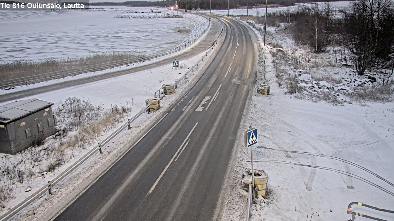 Weather Camera Image Väg 816 Uleåsalo, Oulu, Pohjois-Pohjanmaa