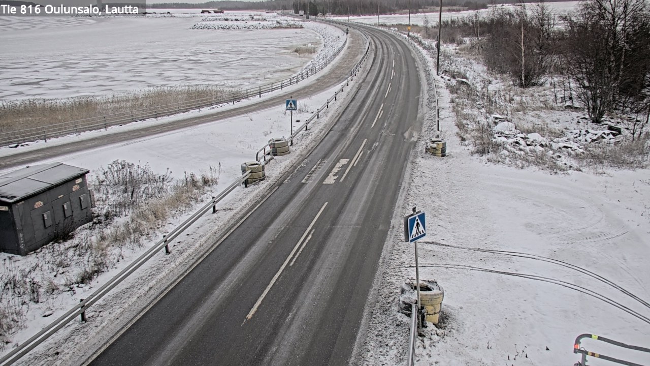 Weather Camera Image Väg 816 Uleåsalo, Oulu, Pohjois-Pohjanmaa