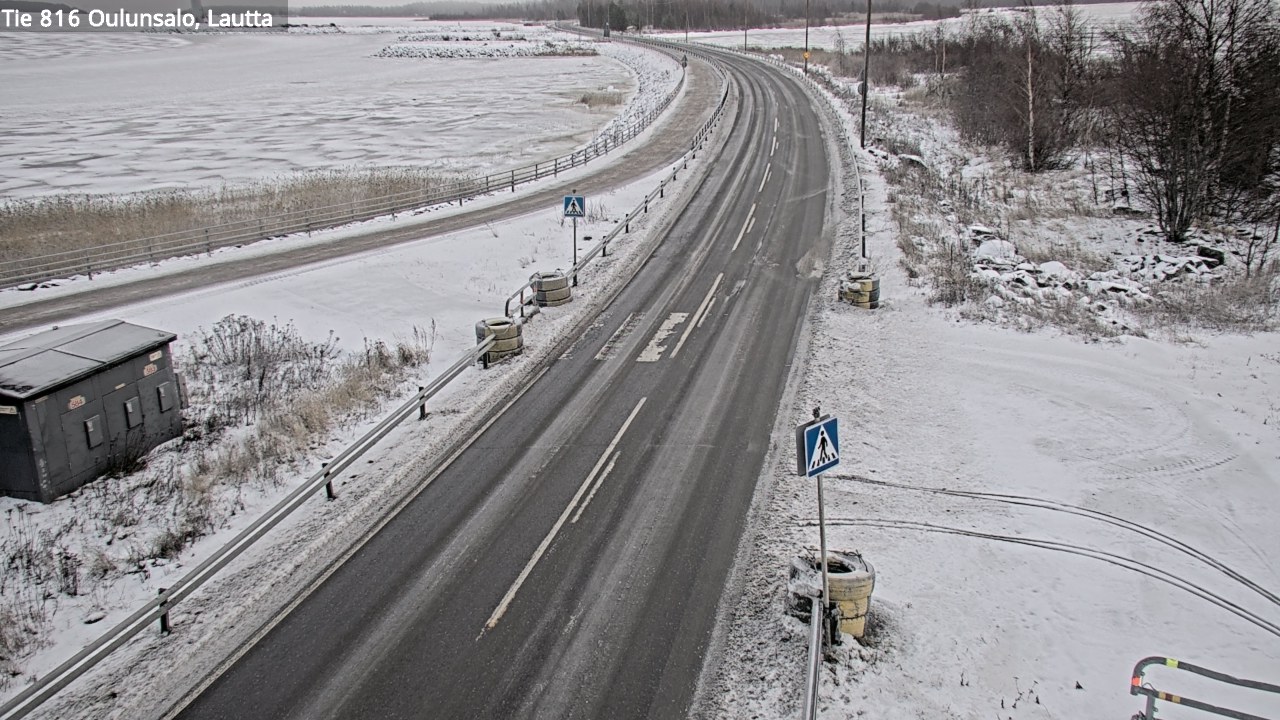 Weather Camera Image Väg 816 Uleåsalo, Oulu, Pohjois-Pohjanmaa