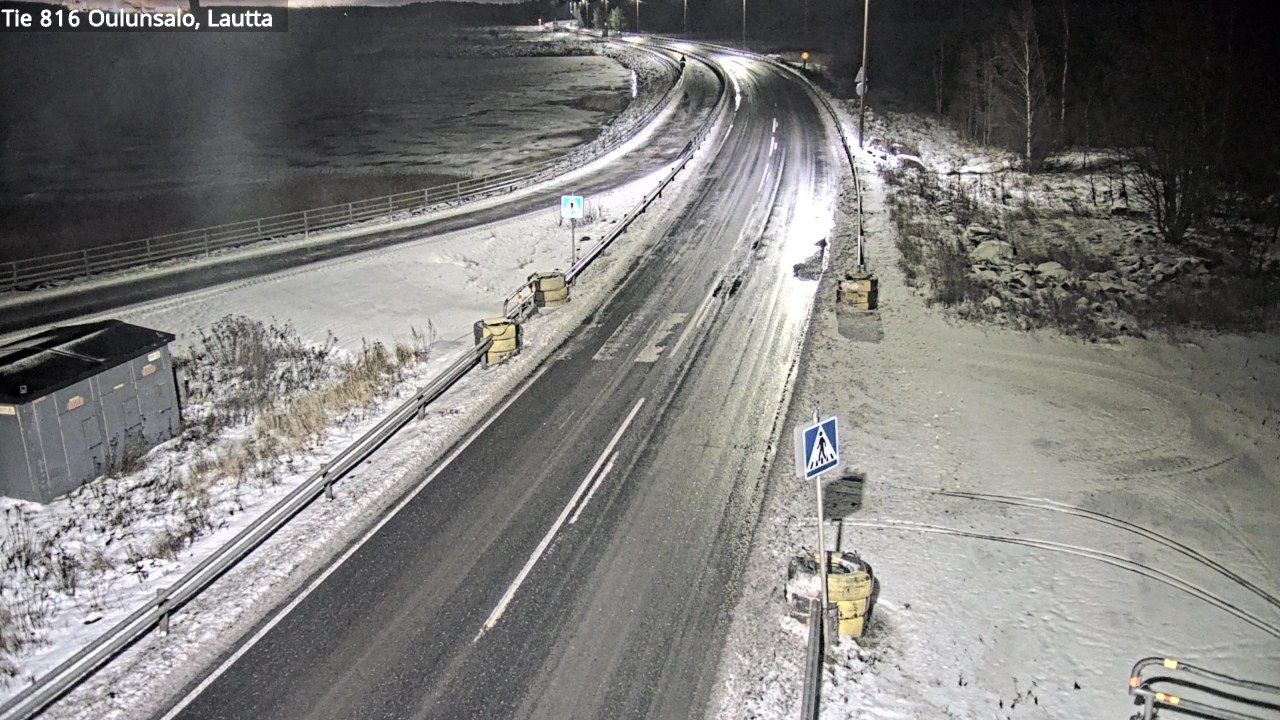 Weather Camera Image Väg 816 Uleåsalo, Oulu, Pohjois-Pohjanmaa