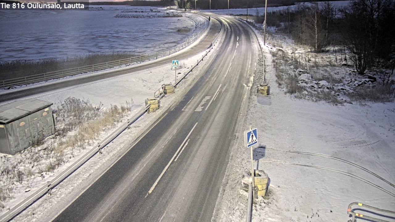 Weather Camera Image Väg 816 Uleåsalo, Oulu, Pohjois-Pohjanmaa