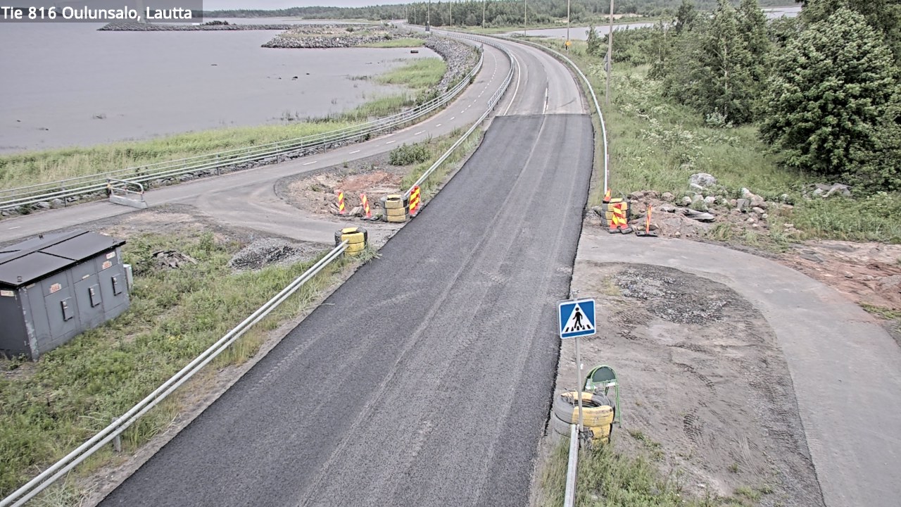 Kelikamerat Kuva Tie 816 Oulunsalo, lauttaranta, Oulu, Pohjois-Pohjanmaa