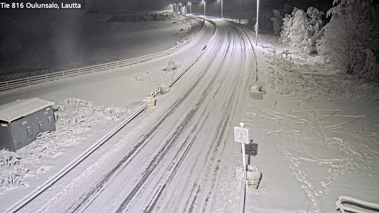 Weather Camera Image Road 816 Oulunsalo, Oulu, Pohjois-Pohjanmaa