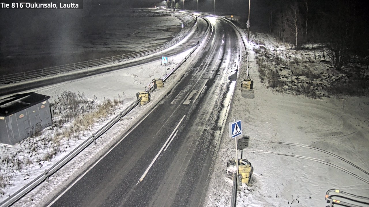 Weather Camera Image Väg 816 Uleåsalo, Oulu, Pohjois-Pohjanmaa