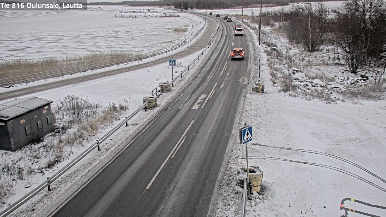 Weather Camera Image Väg 816 Uleåsalo, Oulu, Pohjois-Pohjanmaa