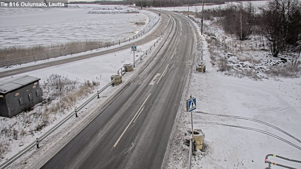 Weather Camera Image Väg 816 Uleåsalo, Oulu, Pohjois-Pohjanmaa