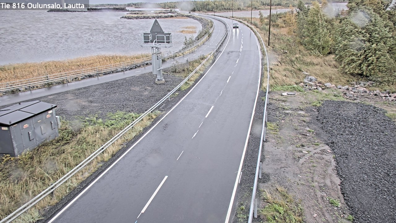 Weather Camera Image Väg 816 Uleåsalo, Oulu, Pohjois-Pohjanmaa