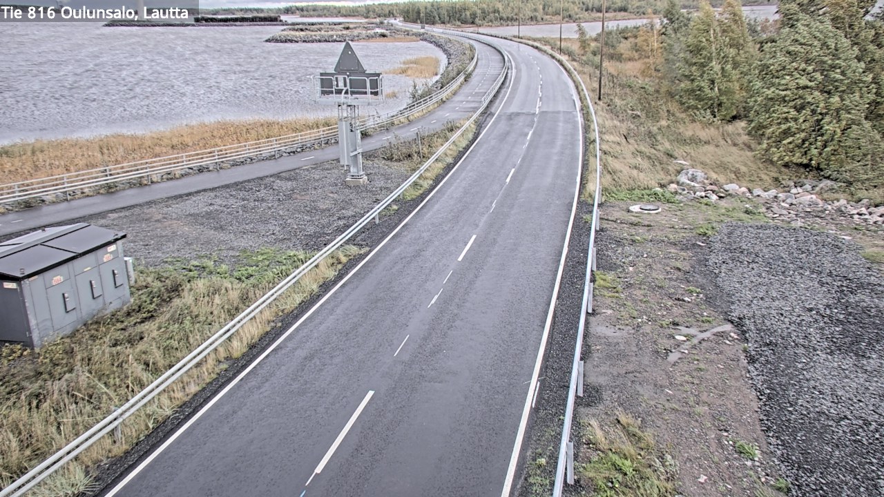 Weather Camera Image Väg 816 Uleåsalo, Oulu, Pohjois-Pohjanmaa