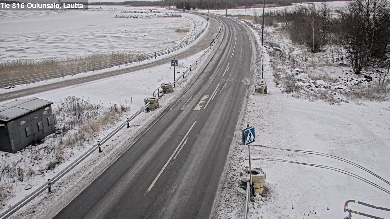 Weather Camera Image Väg 816 Uleåsalo, Oulu, Pohjois-Pohjanmaa