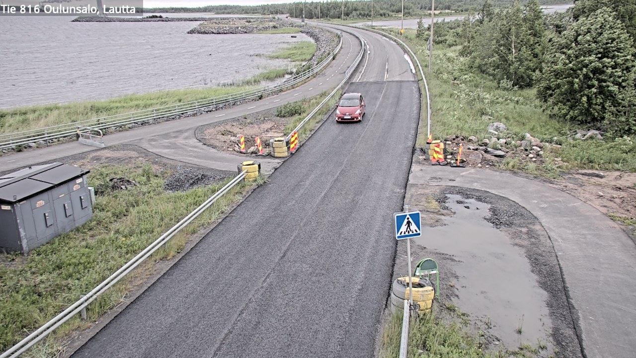 Kelikamerat Kuva Tie 816 Oulunsalo, lauttaranta, Oulu, Pohjois-Pohjanmaa