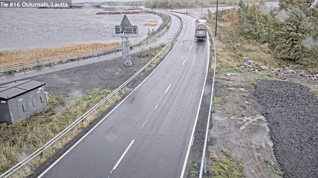Weather Camera Image Väg 816 Uleåsalo, Oulu, Pohjois-Pohjanmaa