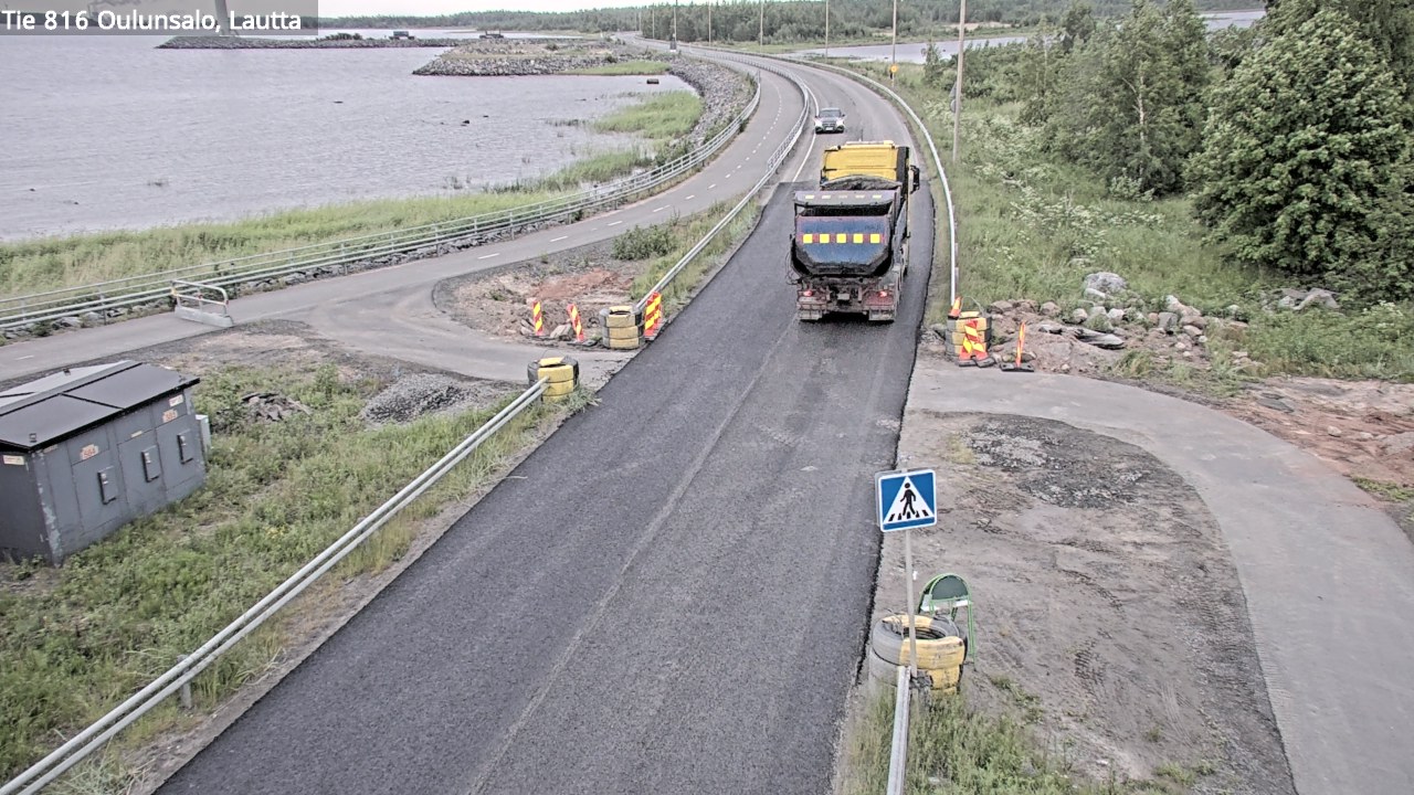 Kelikamerat Kuva Tie 816 Oulunsalo, lauttaranta, Oulu, Pohjois-Pohjanmaa