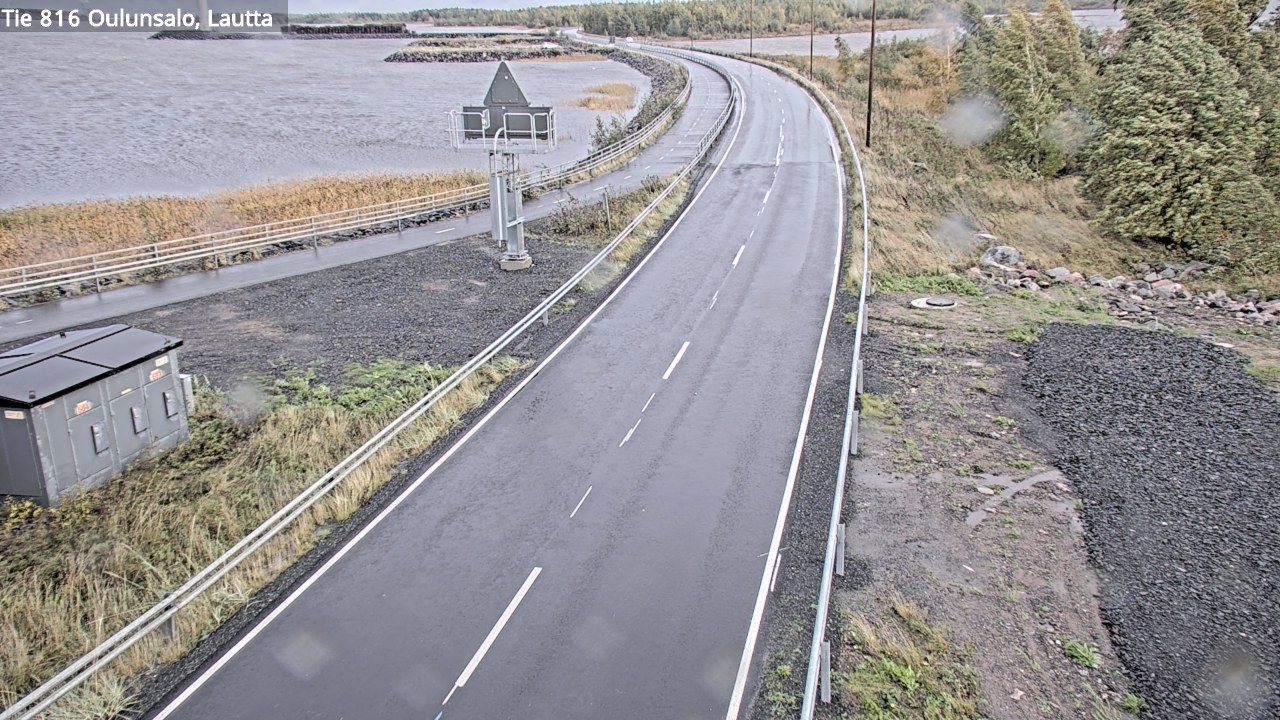 Weather Camera Image Väg 816 Uleåsalo, Oulu, Pohjois-Pohjanmaa