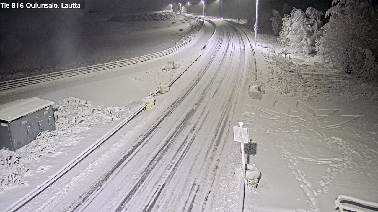 Weather Camera Image Road 816 Oulunsalo, Oulu, Pohjois-Pohjanmaa