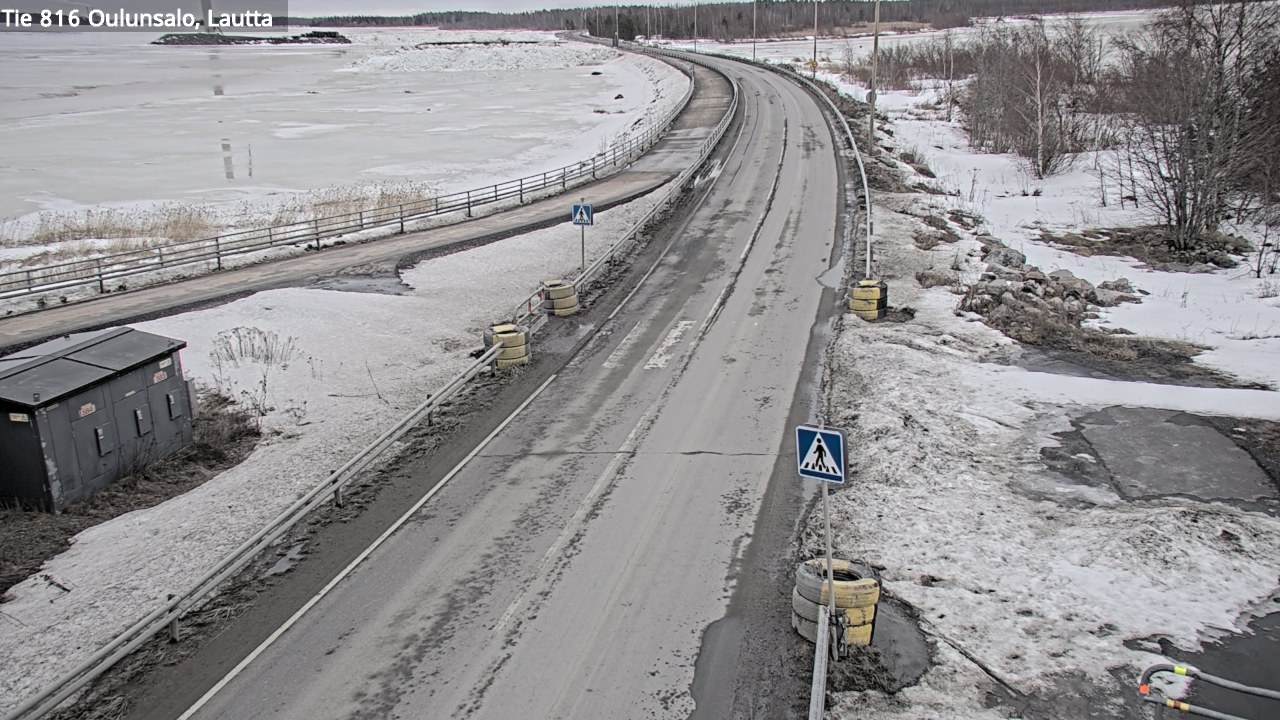 Weather Camera Image Väg 816 Uleåsalo, Oulu, Pohjois-Pohjanmaa