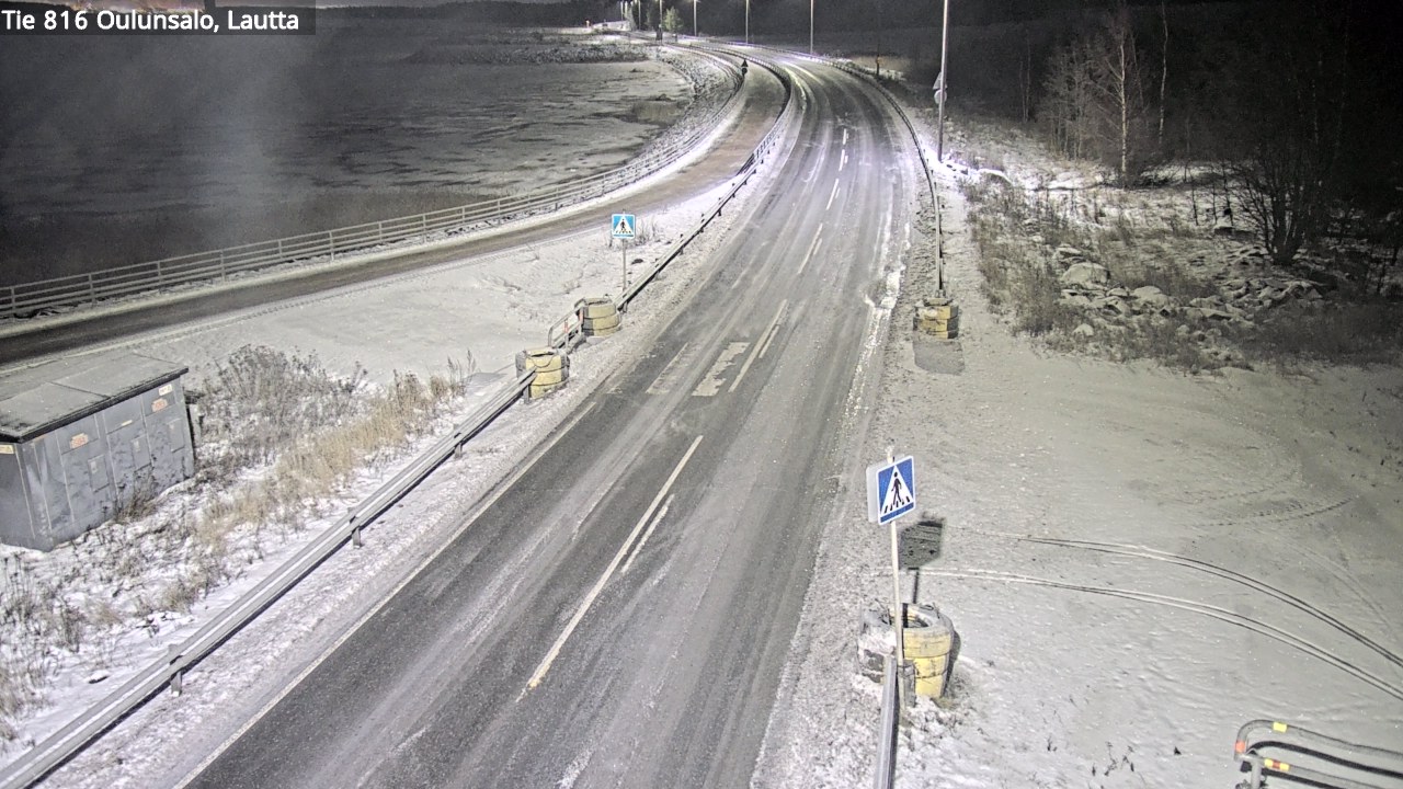 Weather Camera Image Väg 816 Uleåsalo, Oulu, Pohjois-Pohjanmaa