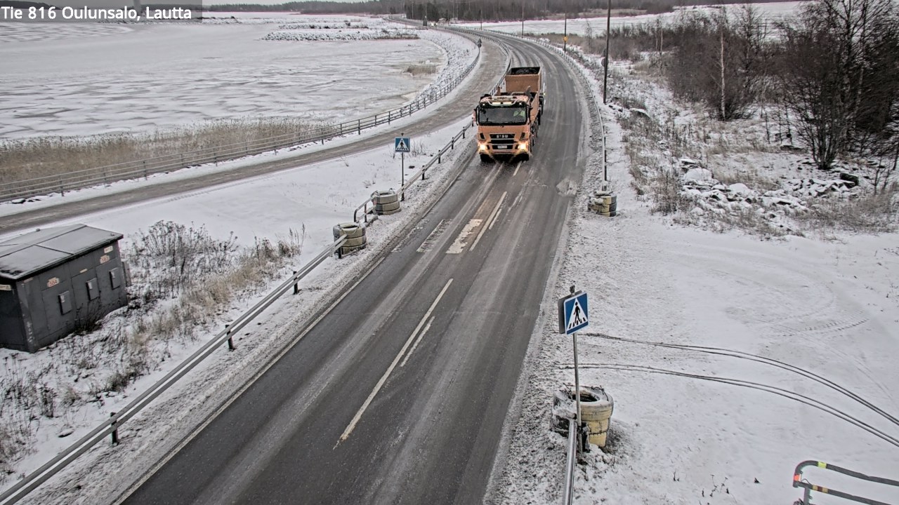 Weather Camera Image Väg 816 Uleåsalo, Oulu, Pohjois-Pohjanmaa