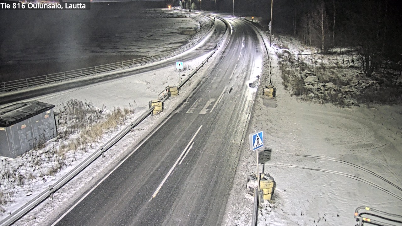Weather Camera Image Väg 816 Uleåsalo, Oulu, Pohjois-Pohjanmaa
