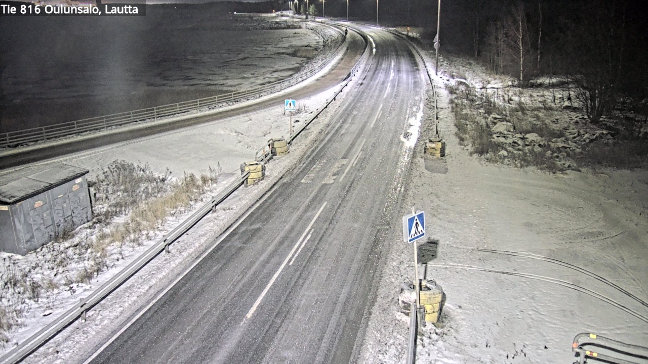 Weather Camera Image Väg 816 Uleåsalo, Oulu, Pohjois-Pohjanmaa