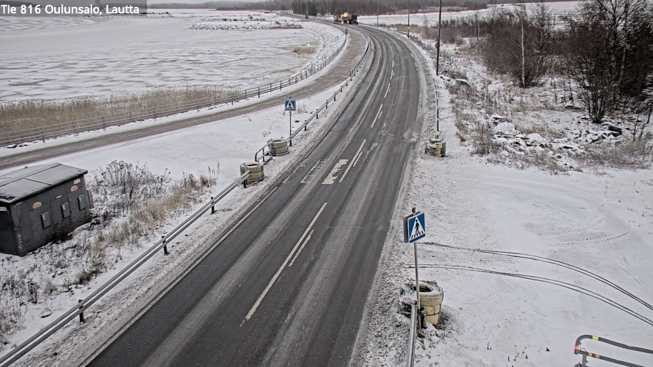 Weather Camera Image Väg 816 Uleåsalo, Oulu, Pohjois-Pohjanmaa