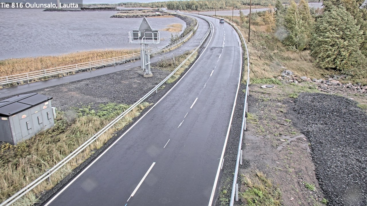 Weather Camera Image Väg 816 Uleåsalo, Oulu, Pohjois-Pohjanmaa