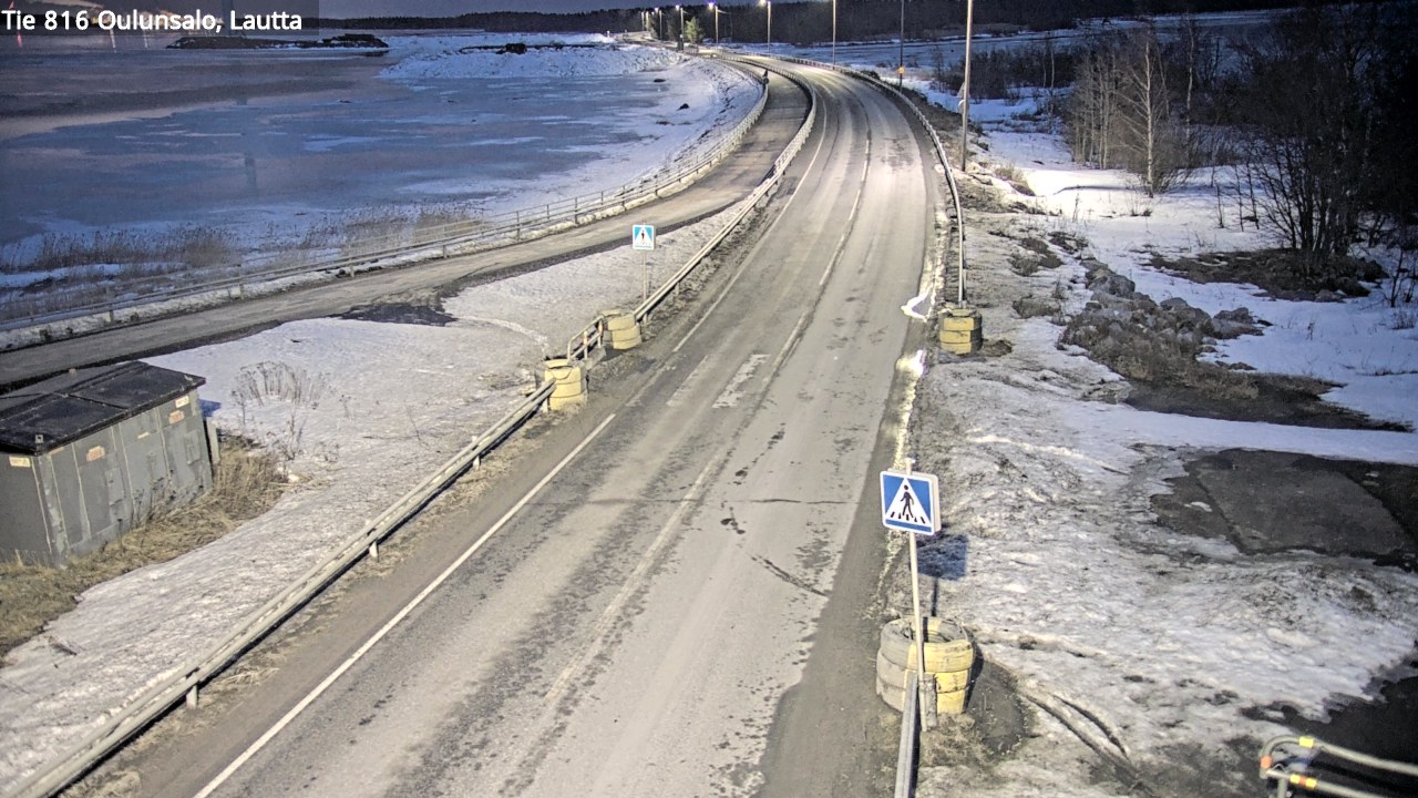 Weather Camera Image Road 816 Oulunsalo, Oulu, Pohjois-Pohjanmaa