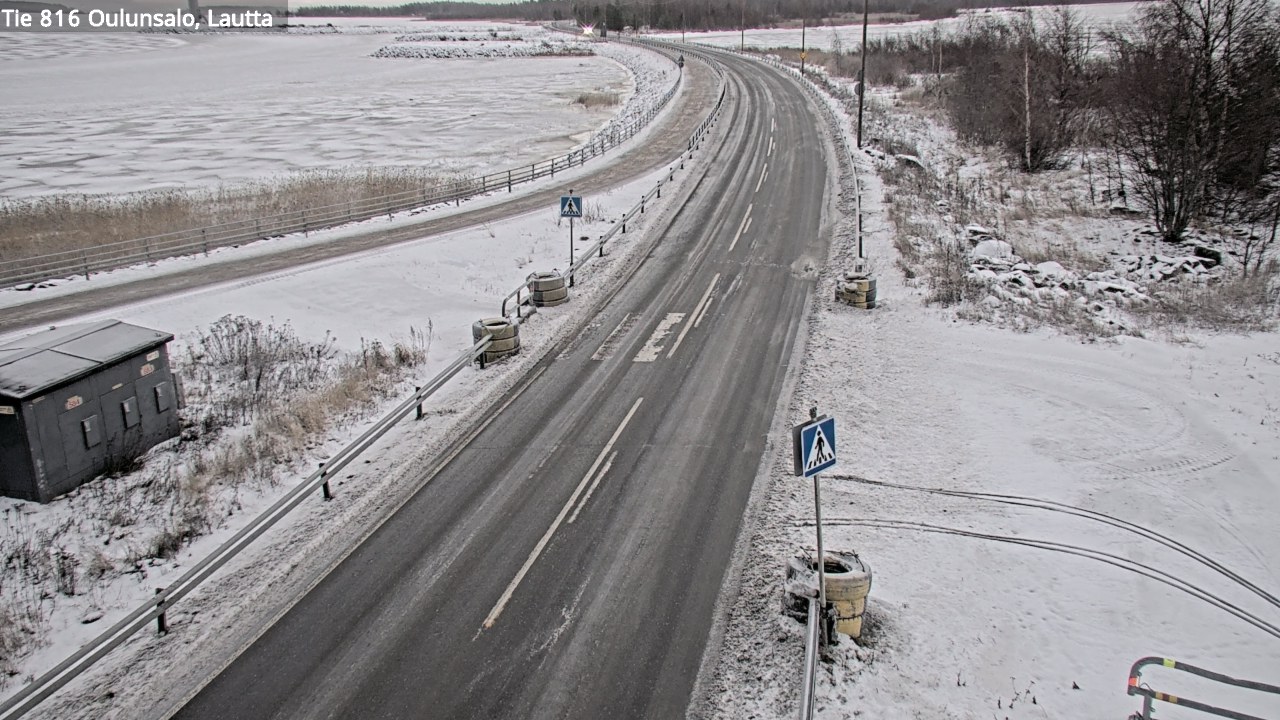 Weather Camera Image Väg 816 Uleåsalo, Oulu, Pohjois-Pohjanmaa
