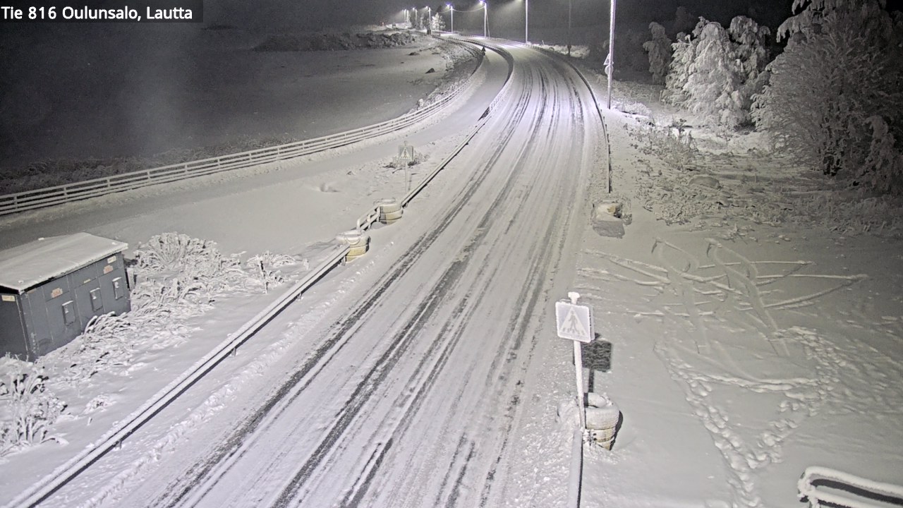 Weather Camera Image Road 816 Oulunsalo, Oulu, Pohjois-Pohjanmaa