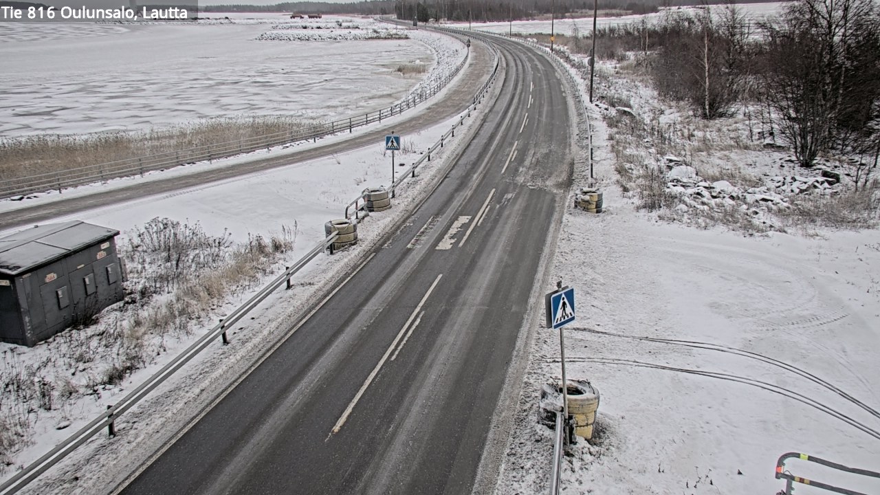 Weather Camera Image Väg 816 Uleåsalo, Oulu, Pohjois-Pohjanmaa