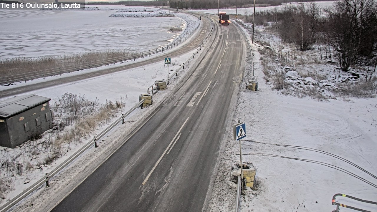 Weather Camera Image Väg 816 Uleåsalo, Oulu, Pohjois-Pohjanmaa