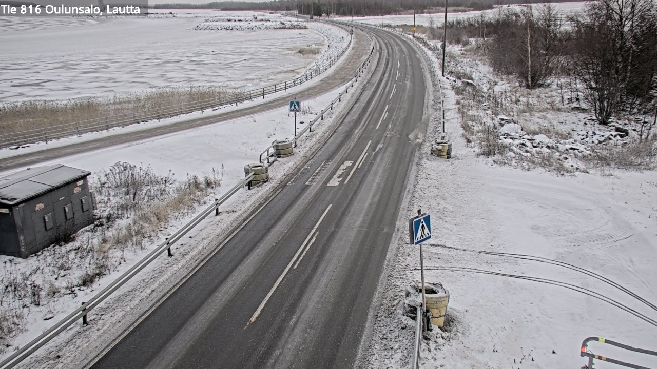 Weather Camera Image Väg 816 Uleåsalo, Oulu, Pohjois-Pohjanmaa