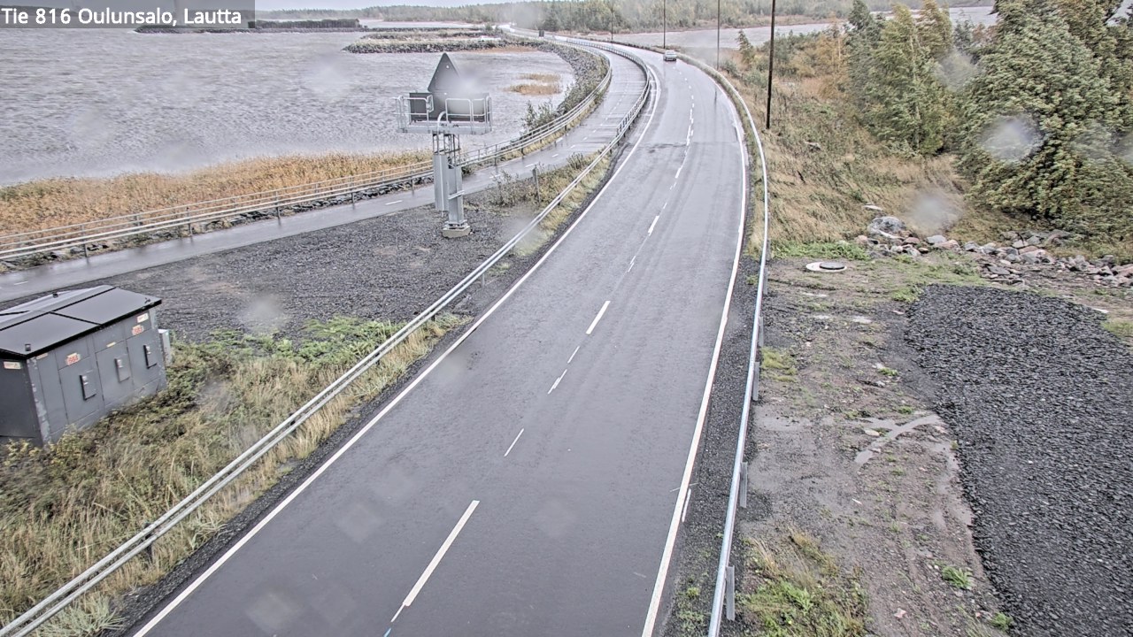 Weather Camera Image Väg 816 Uleåsalo, Oulu, Pohjois-Pohjanmaa