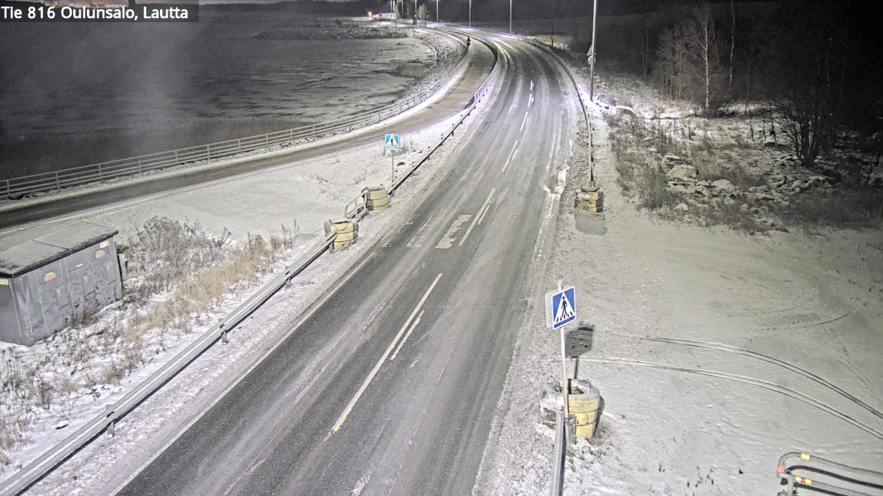 Weather Camera Image Väg 816 Uleåsalo, Oulu, Pohjois-Pohjanmaa