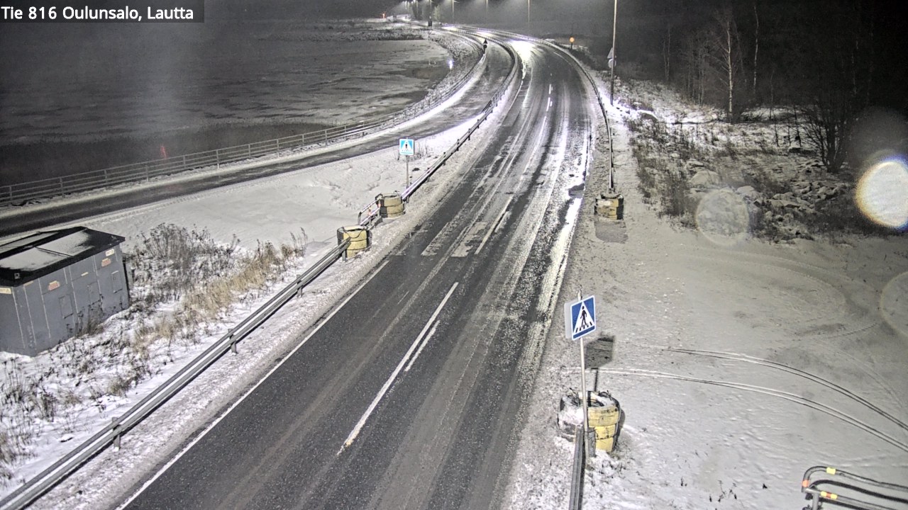 Weather Camera Image Väg 816 Uleåsalo, Oulu, Pohjois-Pohjanmaa