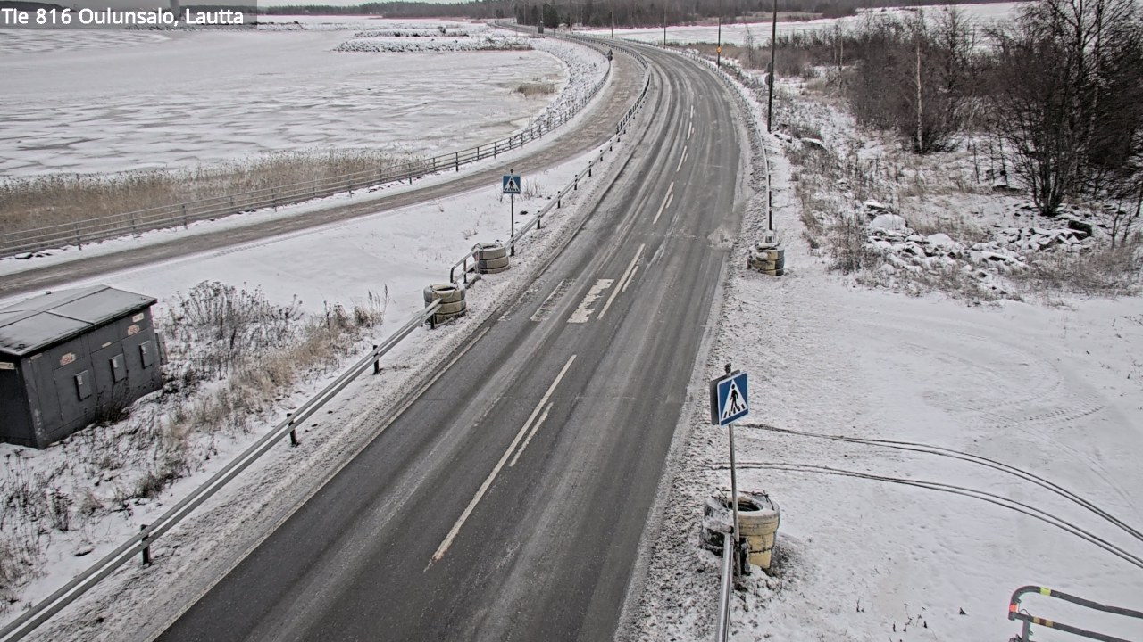 Weather Camera Image Väg 816 Uleåsalo, Oulu, Pohjois-Pohjanmaa