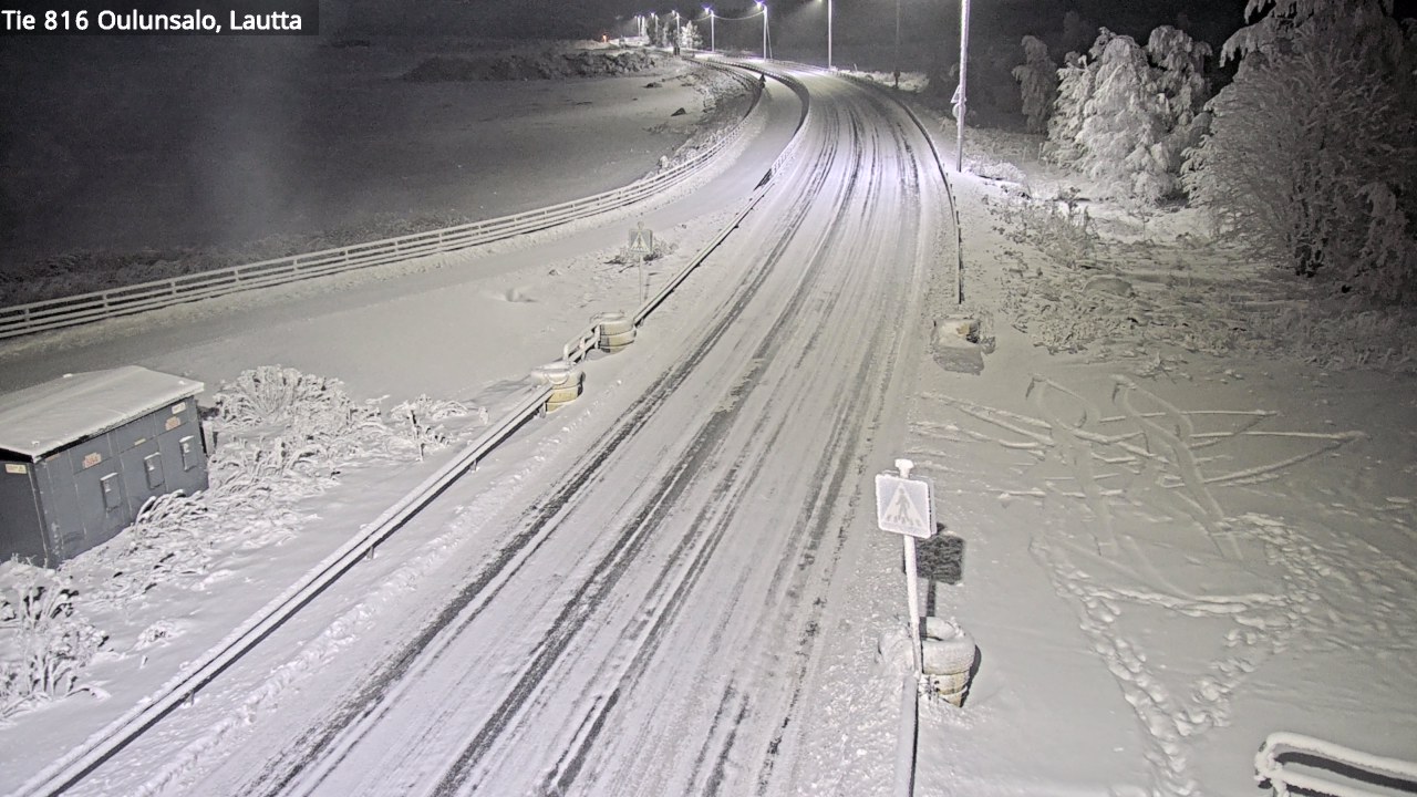 Weather Camera Image Road 816 Oulunsalo, Oulu, Pohjois-Pohjanmaa