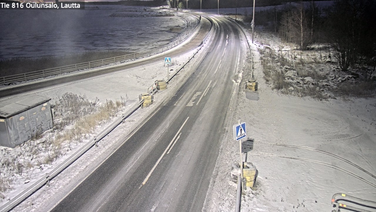 Weather Camera Image Väg 816 Uleåsalo, Oulu, Pohjois-Pohjanmaa
