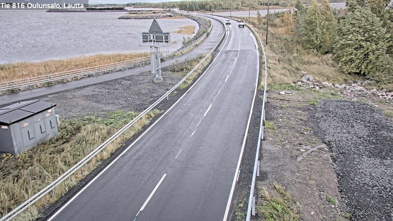 Weather Camera Image Väg 816 Uleåsalo, Oulu, Pohjois-Pohjanmaa