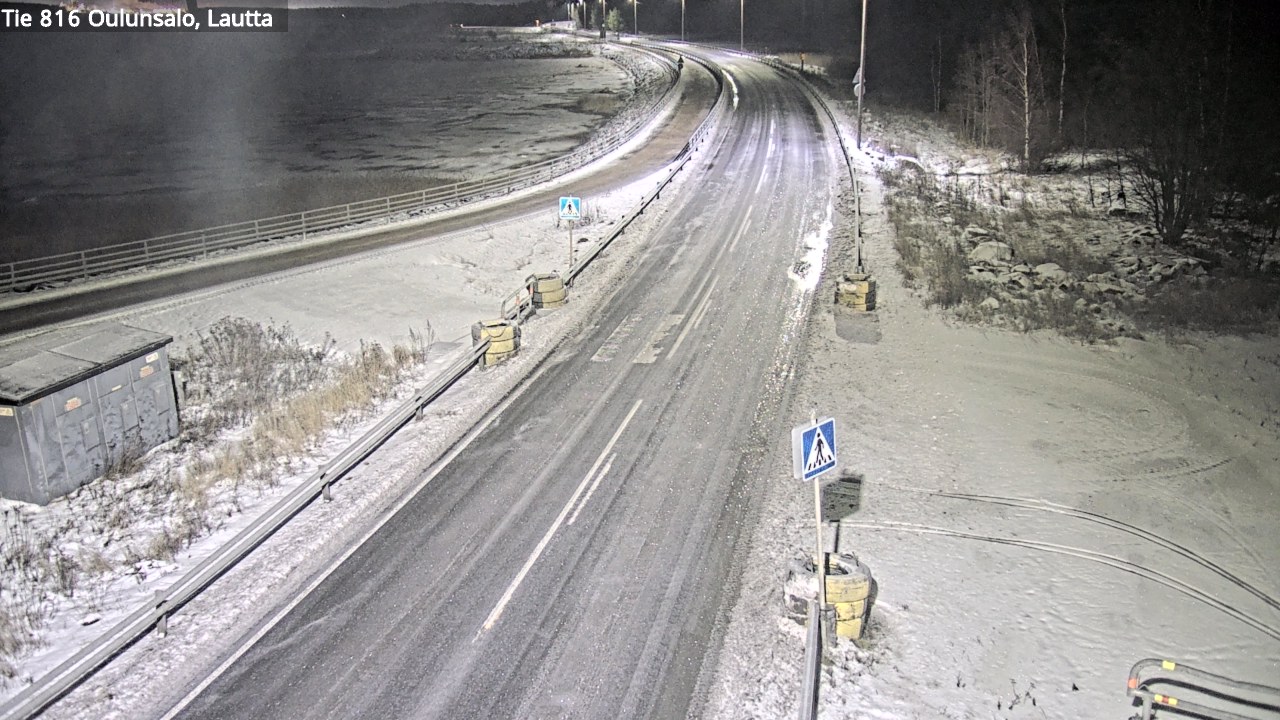 Weather Camera Image Väg 816 Uleåsalo, Oulu, Pohjois-Pohjanmaa