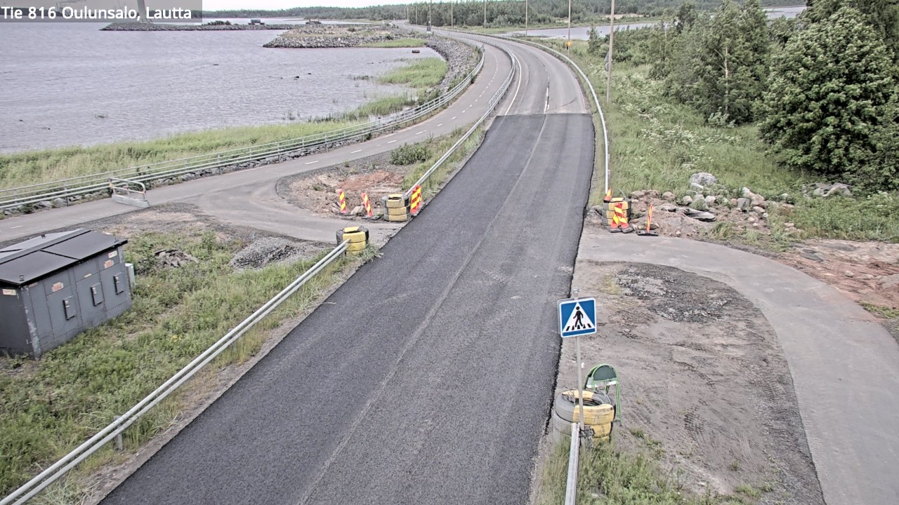Kelikamerat Kuva Tie 816 Oulunsalo, lauttaranta, Oulu, Pohjois-Pohjanmaa