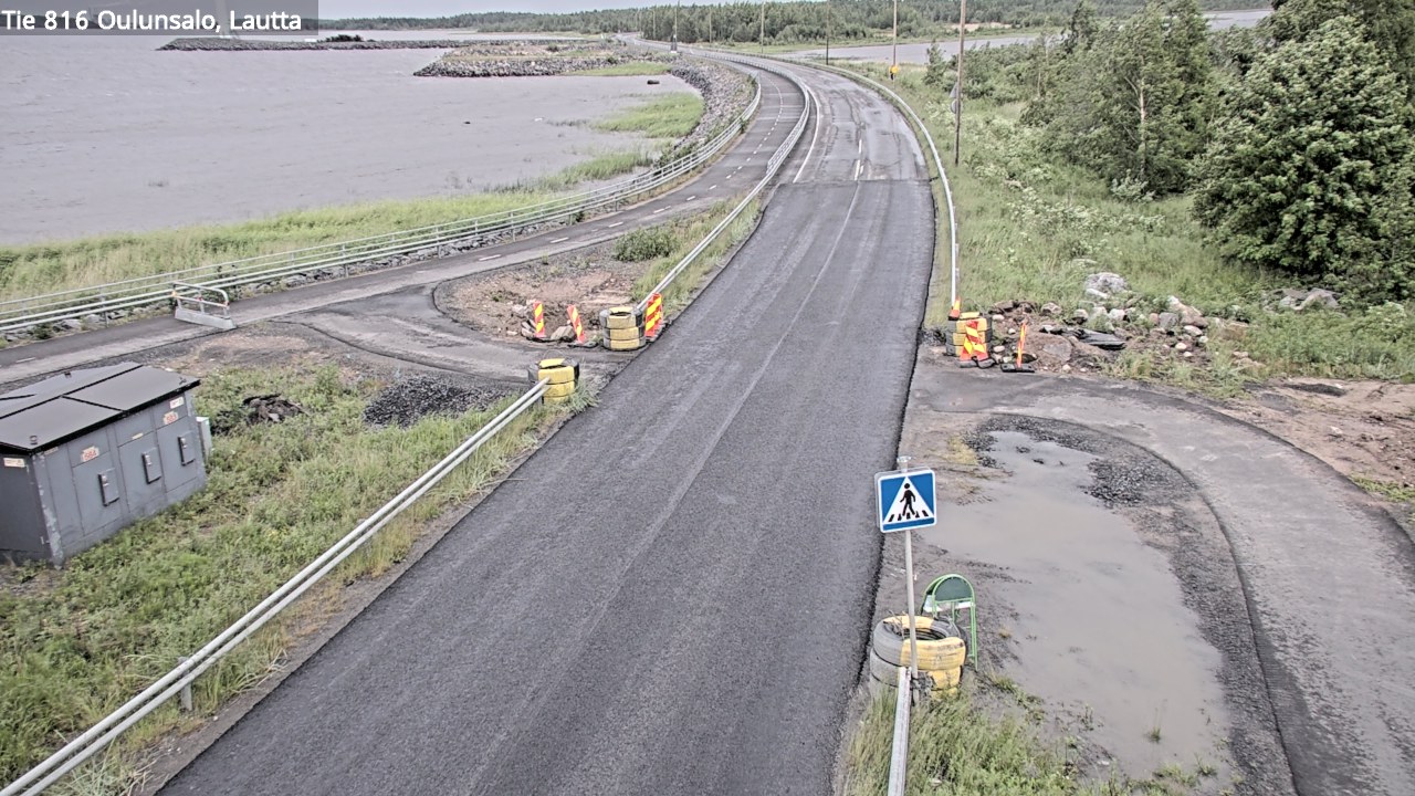 Kelikamerat Kuva Tie 816 Oulunsalo, lauttaranta, Oulu, Pohjois-Pohjanmaa