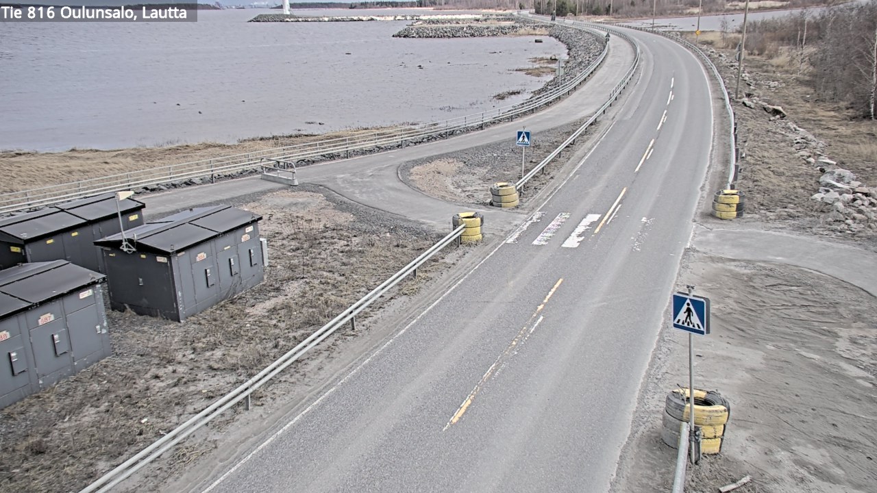 Weather Camera Image Road 816 Oulunsalo, Oulu, Pohjois-Pohjanmaa