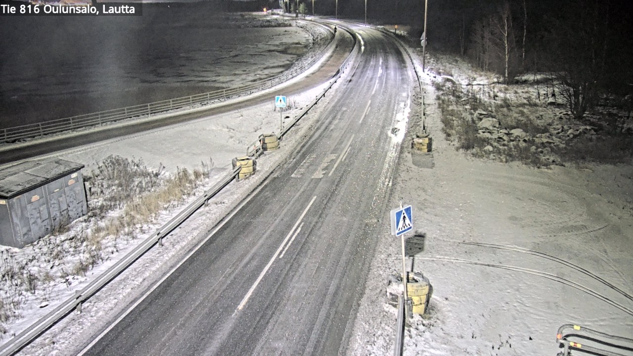 Weather Camera Image Väg 816 Uleåsalo, Oulu, Pohjois-Pohjanmaa
